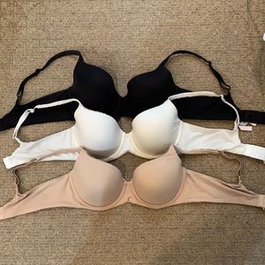 Three Victoria Secret 36/D Bras